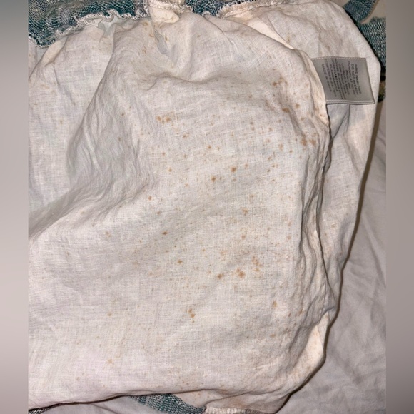 Mahina,Small, BLUE
,striped paper bag belted SHORTS, New with tags, see pics - Picture 6 of 7